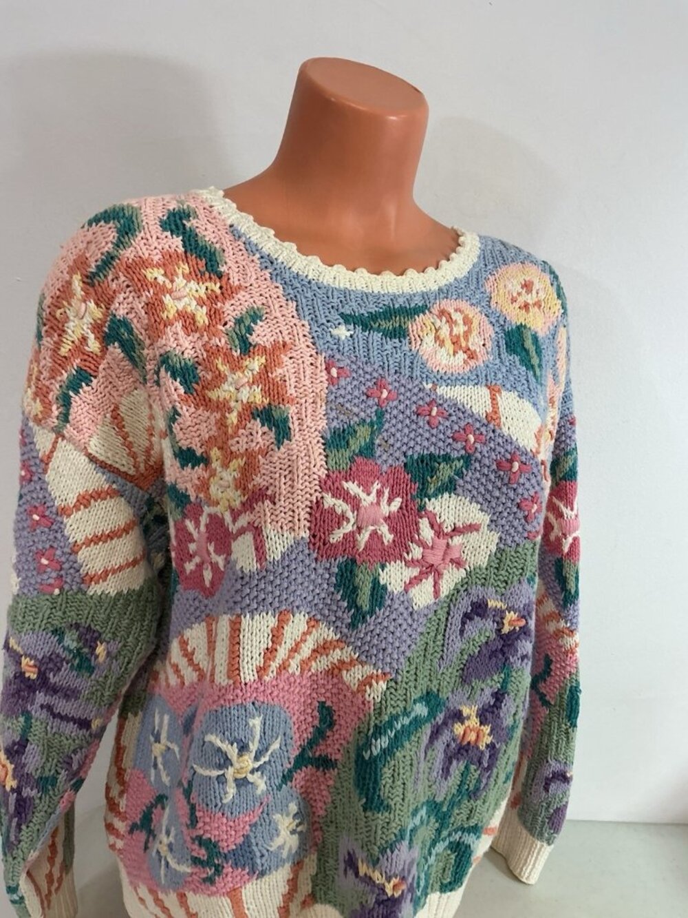 Northern Isles Vintage Floral Sweater Cottagecore Womens Small - Picture 2 of 7
